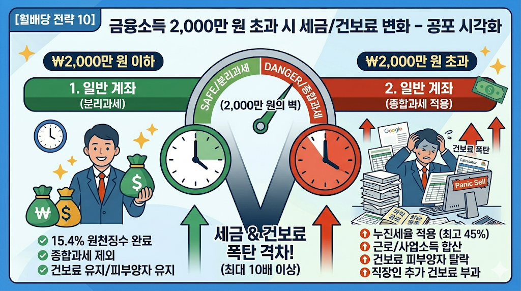 분리과세와 종합과세 적용 시 차이