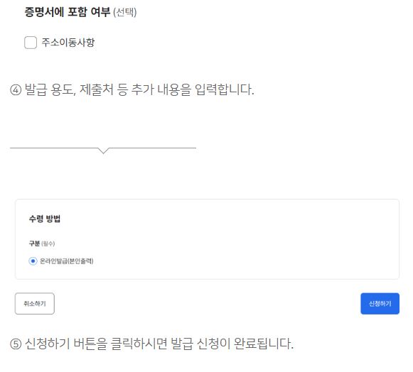 정부24 인감증명서 발급안내