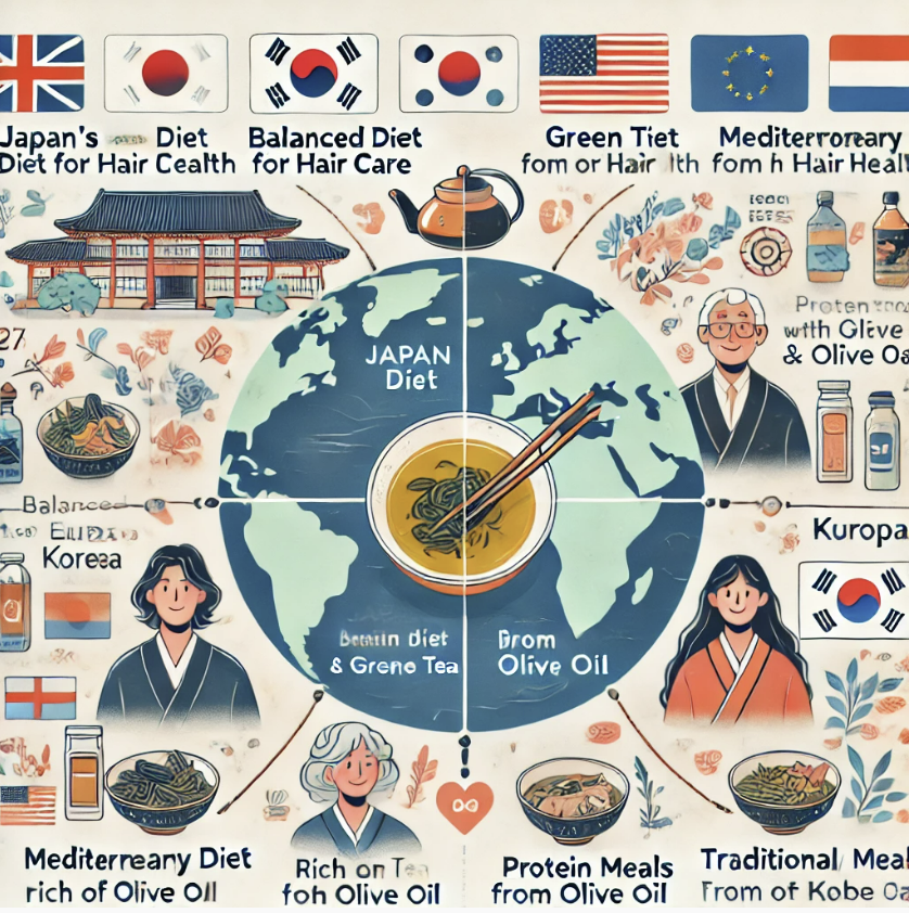각국의 시니어 다이어트 & 탈모 관리법 비교