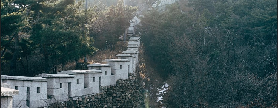 인왕산 서울 성곽길의 사진