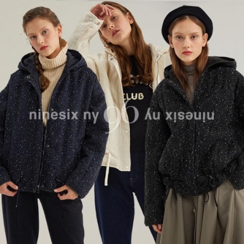 나인식스뉴욕 트위드숏패딩1종