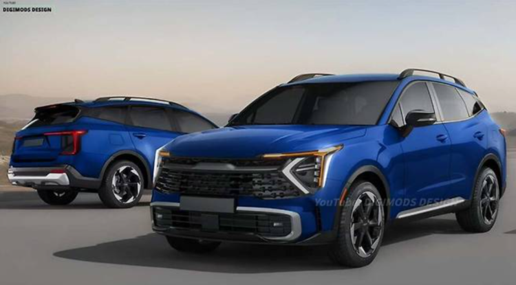 스포티지 페이스리프트 예상도 (출처:DIGIMODS DESIGN)