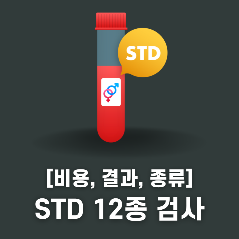 남자 std 12종 검사 비용