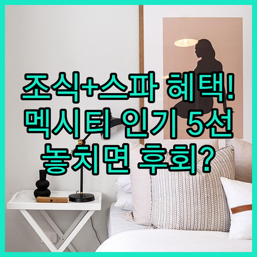 무료 조식 스파 비교 멕시코시티 인기..