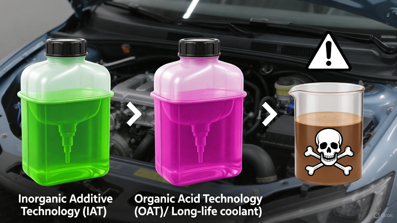 자동차 냉각수 관련 사진