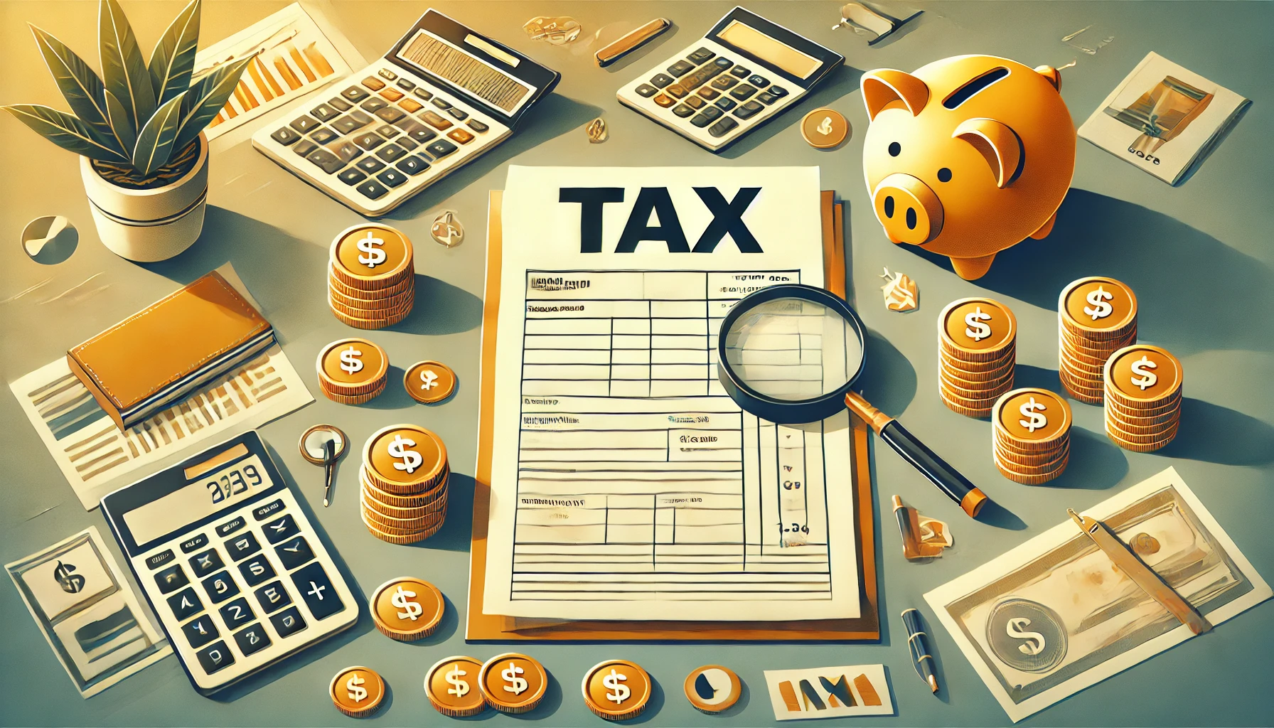 AI와 세금 신고 시스템 관련 이미지