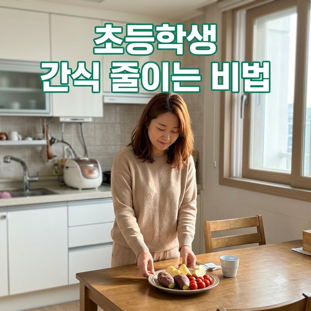 [초등 식습관] 밥 안 먹고 과자만 찾는 아이, '간식 시간' 하나로 바뀐 기적