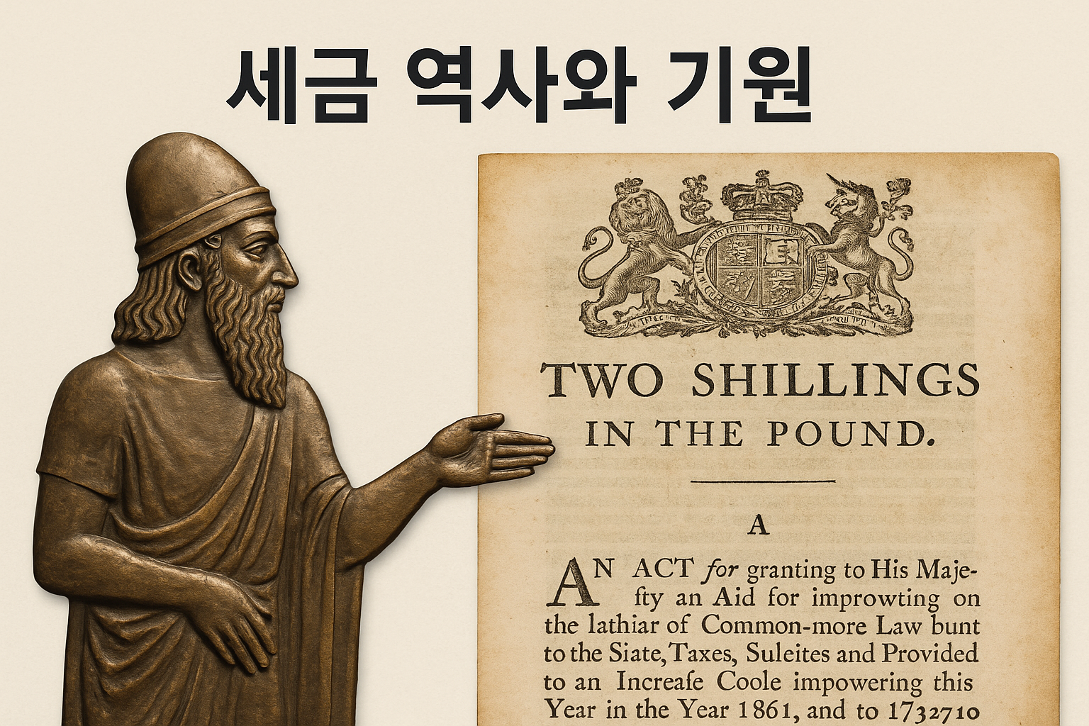 세금 역사와 기원 사진