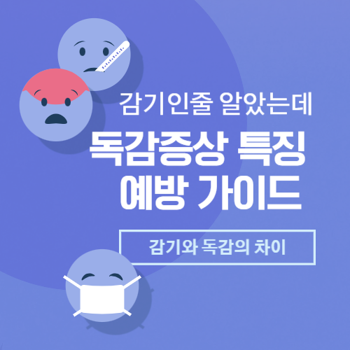 감기인 줄 알았는데 독감증상 특징과 예방가이드