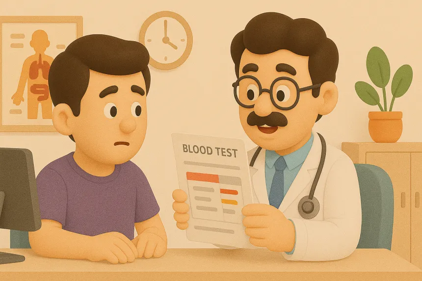 피검사 결과 확인