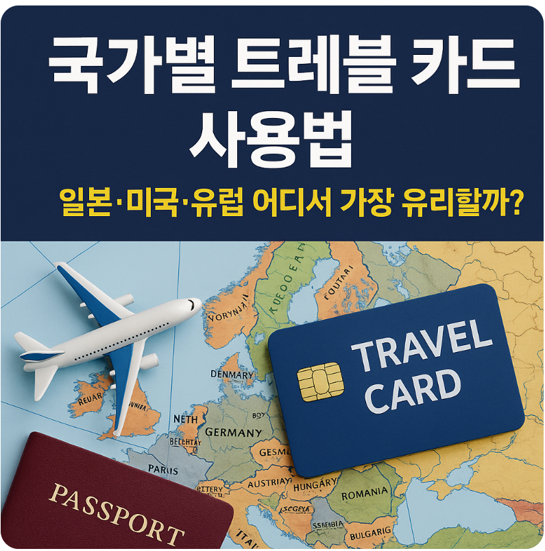 국가별 트레블 카드 사용법 ❘ 일본·미국·유럽 어디서 가장 유리할까?