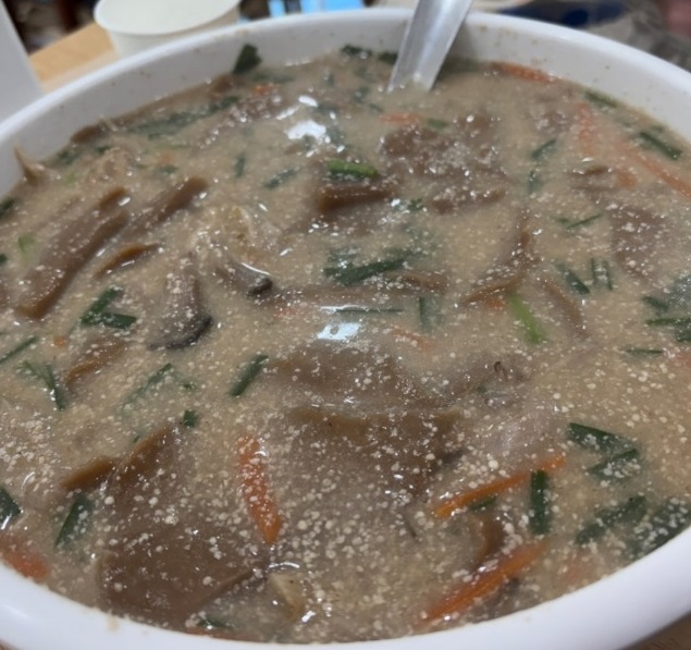 도토리들깨수제비