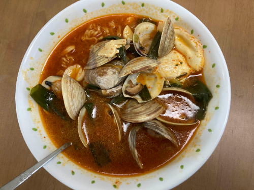 백합 넣은 신라면 건면 후기국물 맛이 끝내주는 해장라면 추천