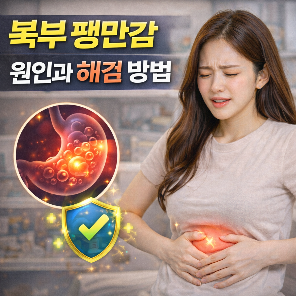 복부 팽만감 원인과 해결 방법