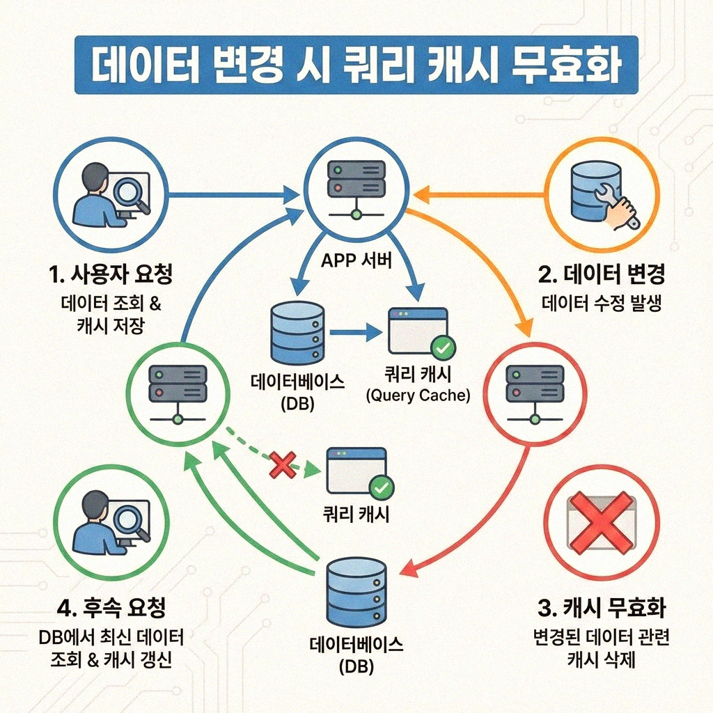 MySQL 쿼리 캐시 무효화 조건 제대로 이해하기