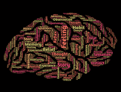 검정바탕의-두뇌의-모형