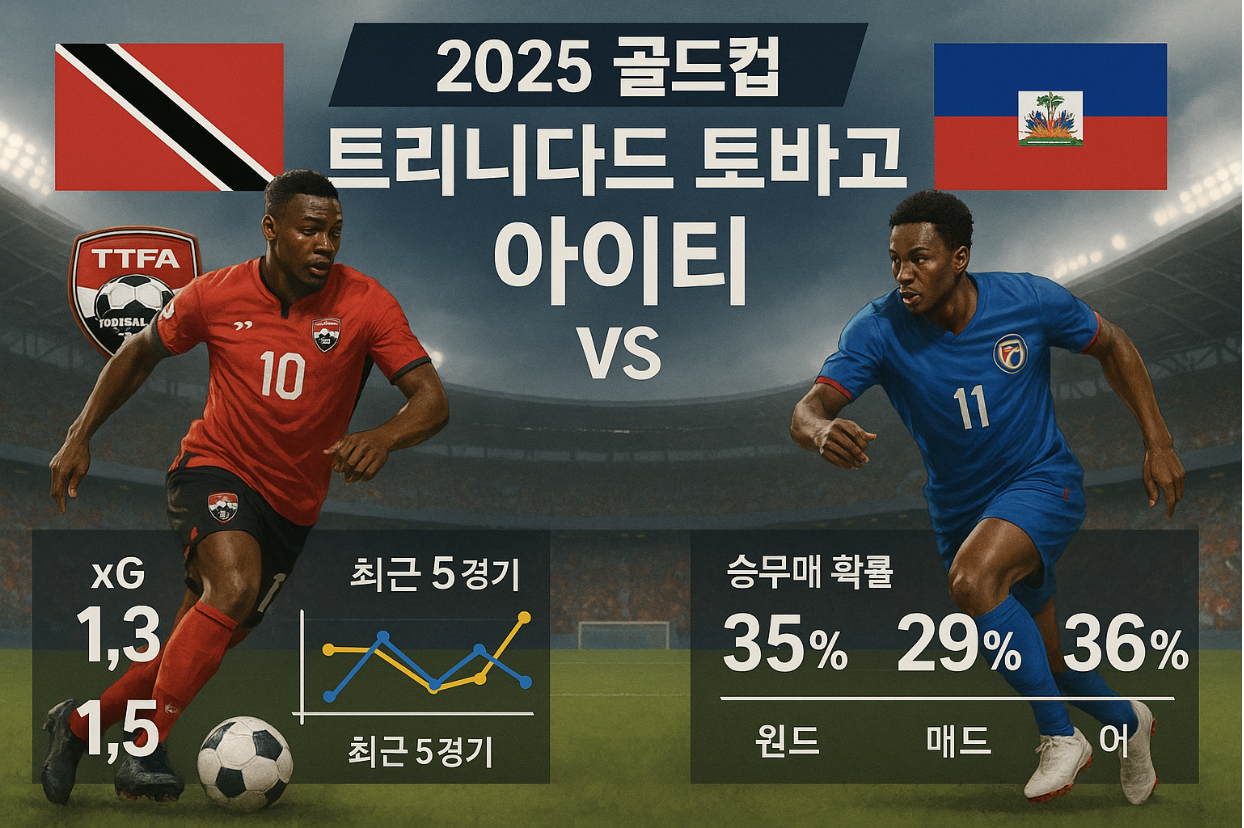 2025 골드컵 트리니다드 토바고 vs 아이티 예측 분석