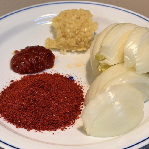 매콤한 닭발과 함께 