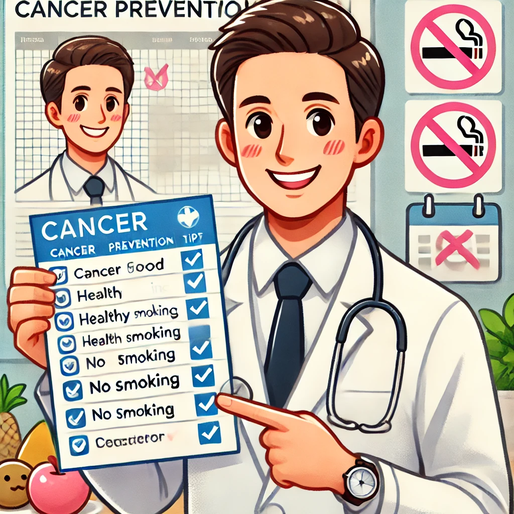 의사가 암 진단 체크표