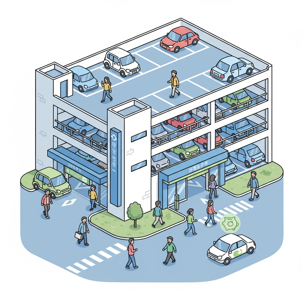 화랑대역 환승주차장 50퍼센트 감면 ..