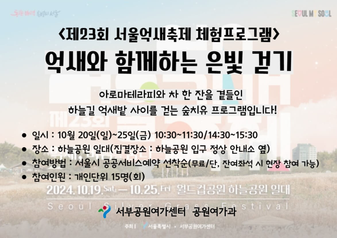 억새와 함께하는 은빛걷기