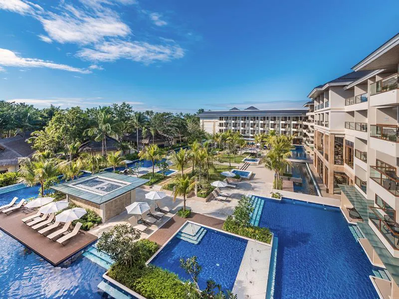 알로나비치리조트 수영장 사진