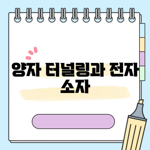 양자 터널링과 전자 소자