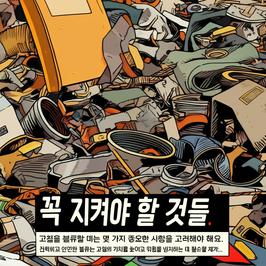 고철 분류 A to Z: 철근, 주철..