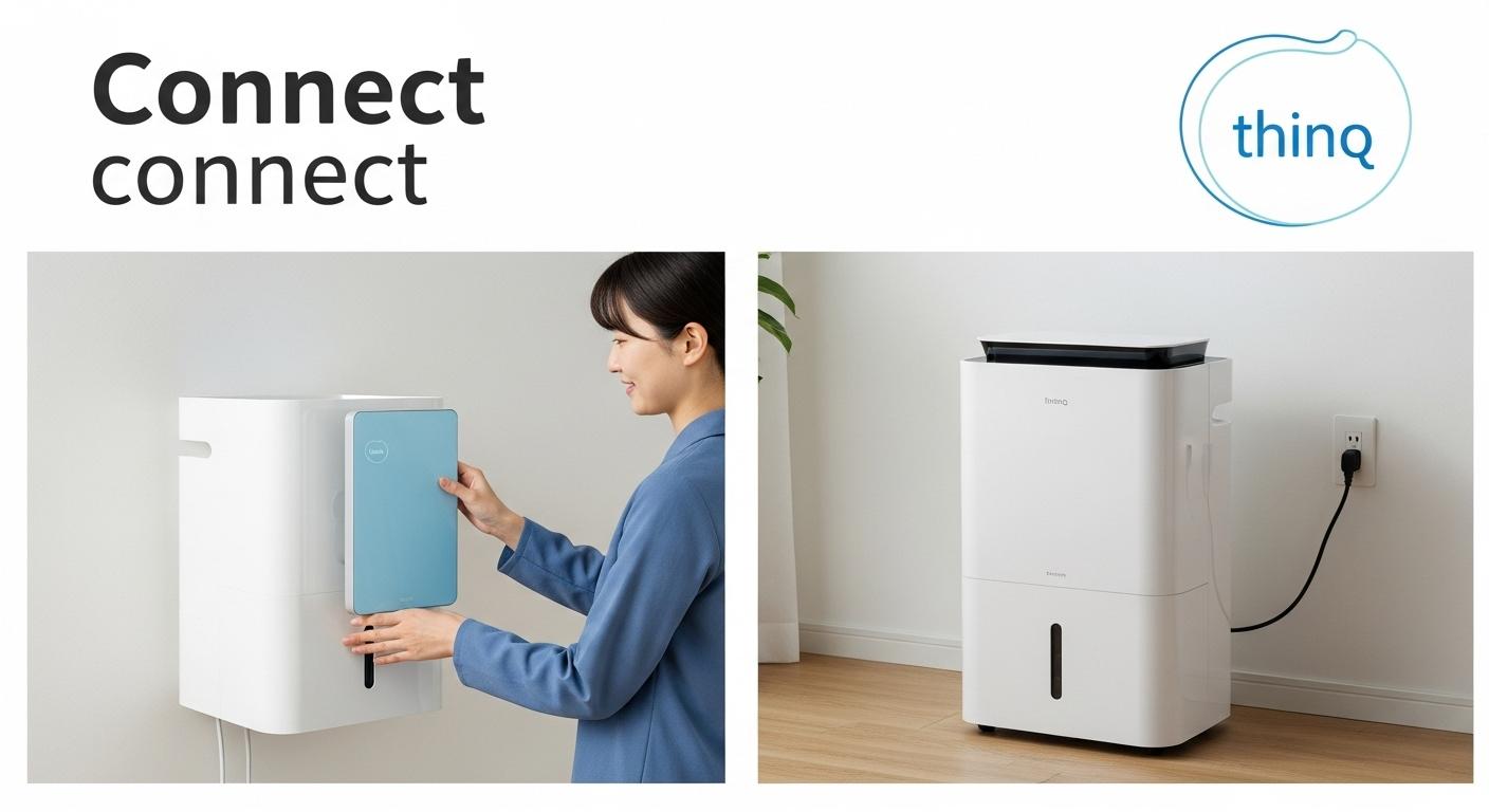 제습기 thinq 연결