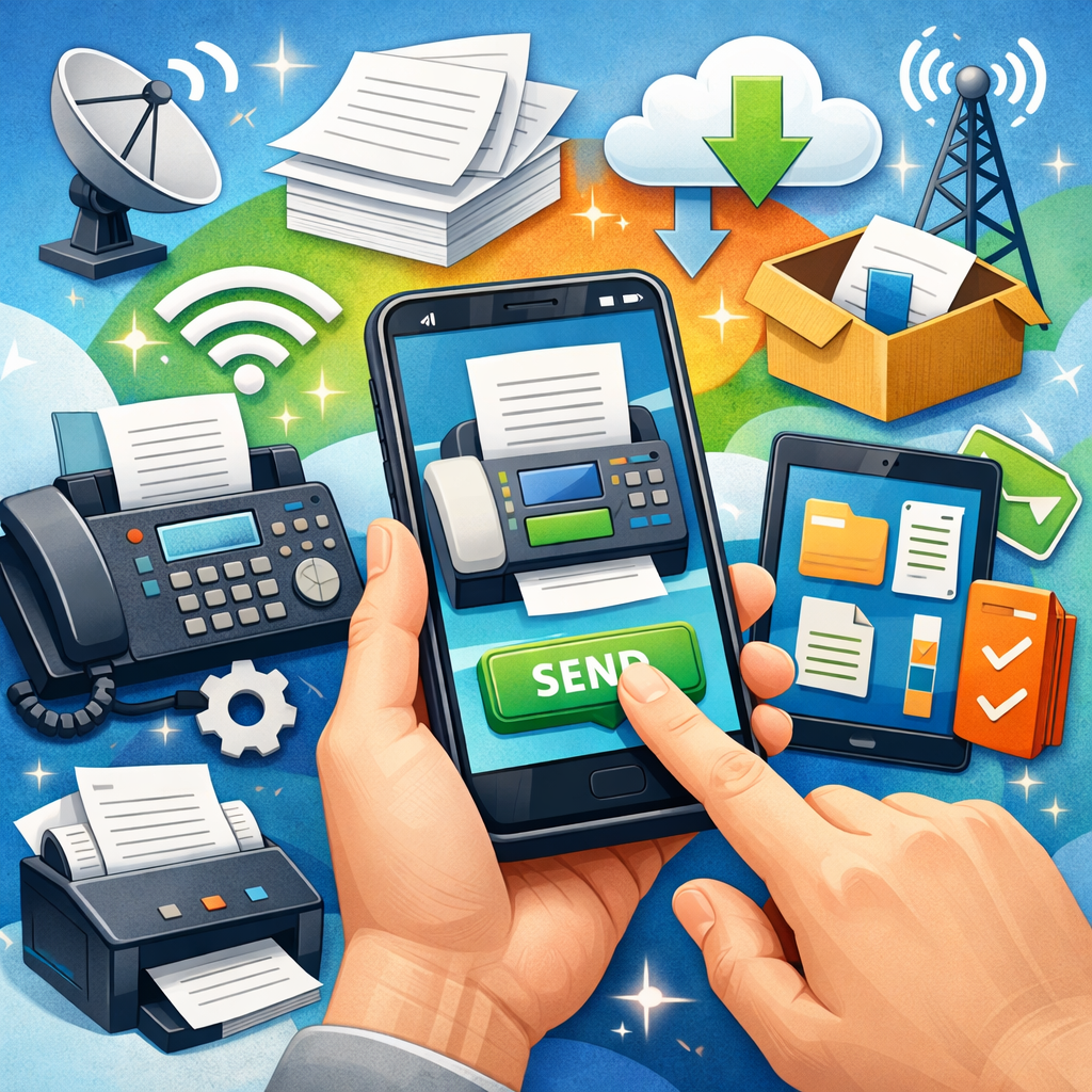 모바일 팩스 앱 설치방법 총정리|무료 팩스 어플 다운로드 추천 BEST 5 관련 사진