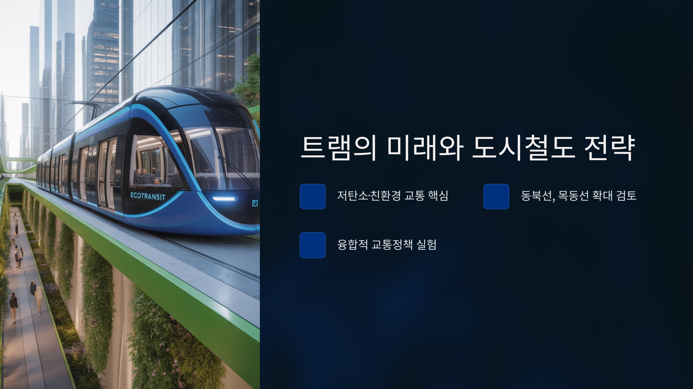 트램의 미래와 도시철도 전략