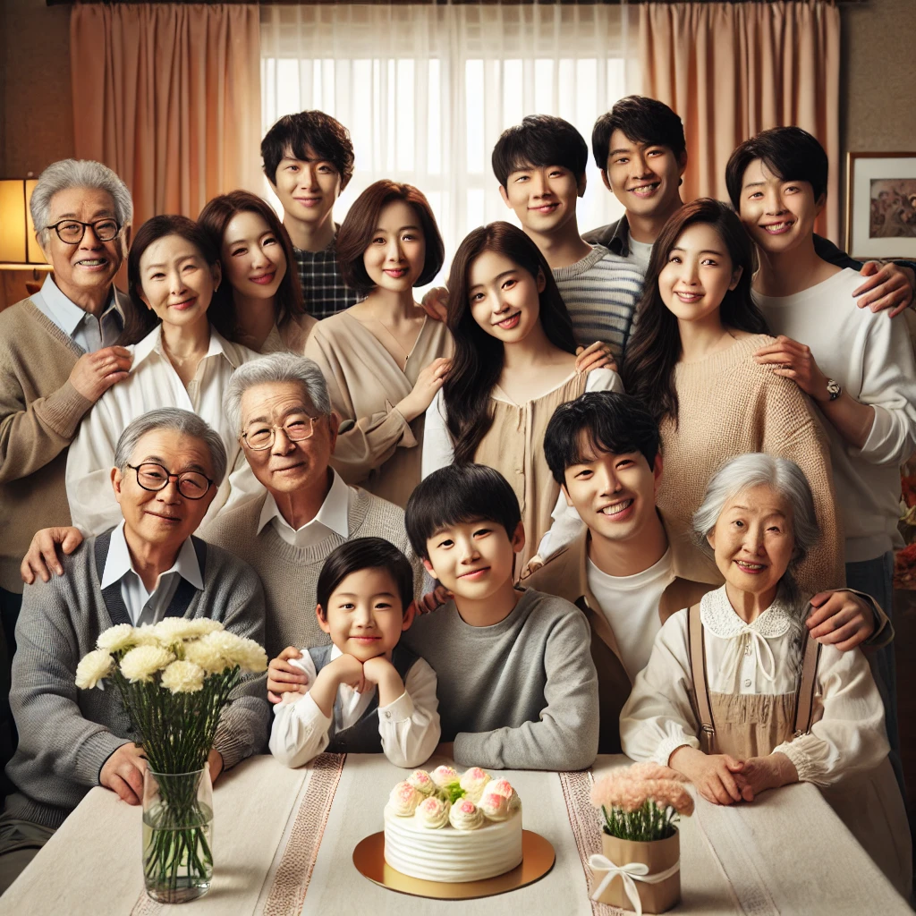 어버이날 가족들 사진