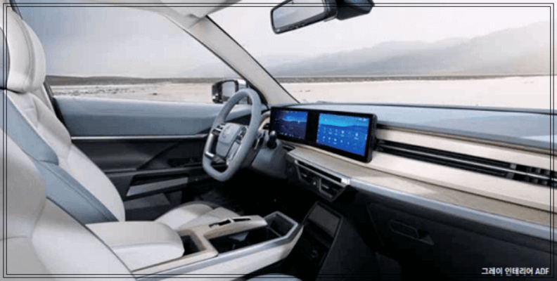 토레스EVX 인테리어(출처 : KG모빌리티)