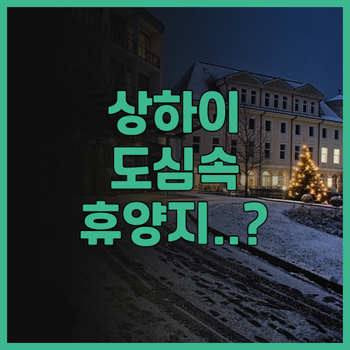 알릴라 상하이 추천 후기 징안구 중심..