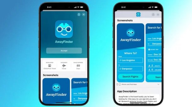 Apple의 iOS 18에서 새롭게 재설계된 TestFlight 앱(출처-macrumors)