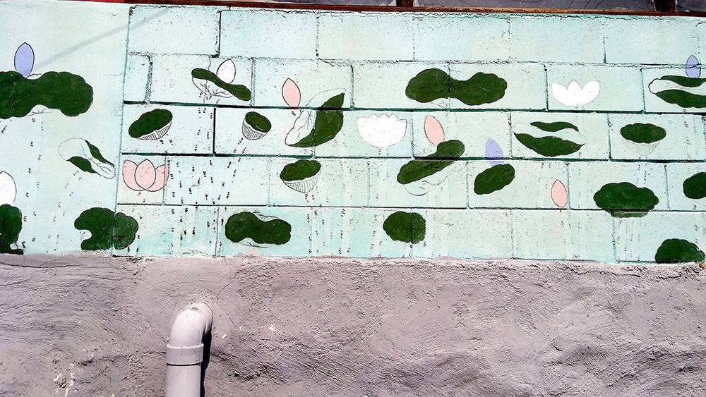 서울둘레길(SeoulDullegil) 1-3코스 수락산&middot;불암산 '연꽃벽화 그림'