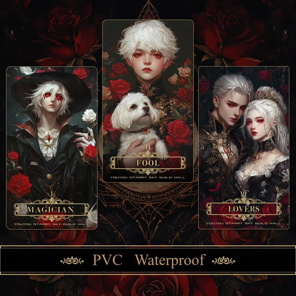 블러드문 pvc 타로덱