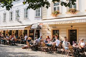 프라하 카페거리