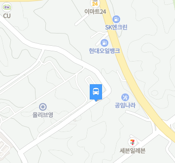 양지물류센터에서 인천공항 리무진 공항버스(8866번) 위치