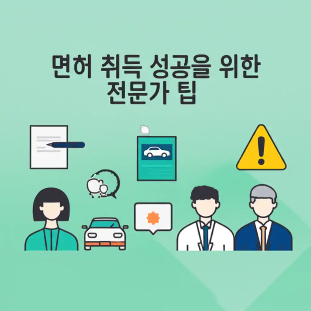 개인택시 양수교육 홈페이지에서 면허 취득 성공 전문가 팁을 확인하는 모습.