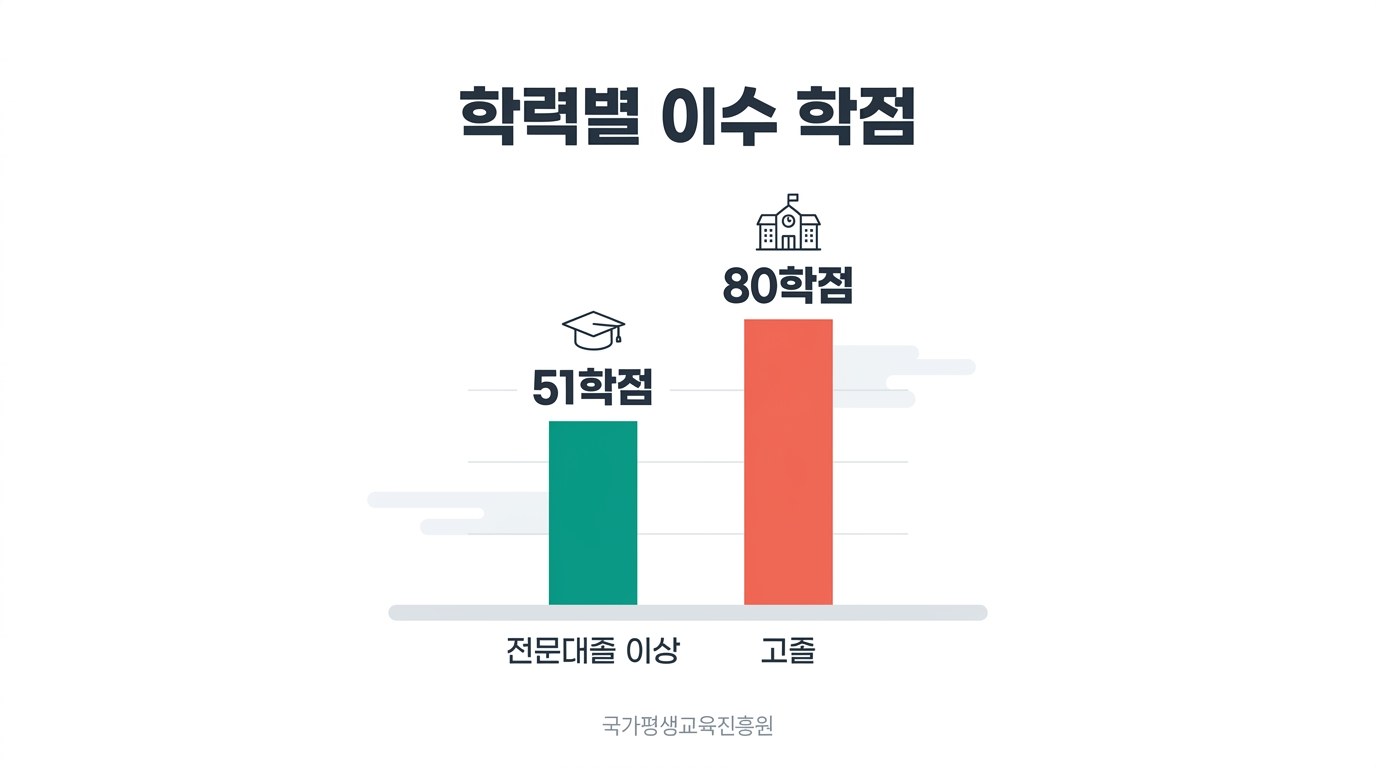 사회복지사 2급 자격증 학력별 이수 학점