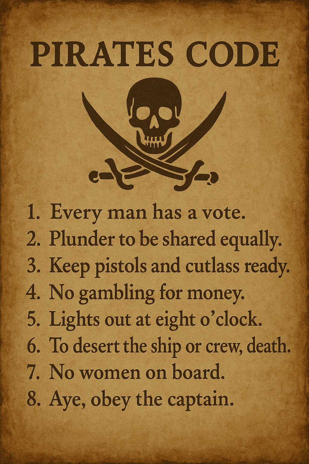 해적 헌장(Pirate Code)