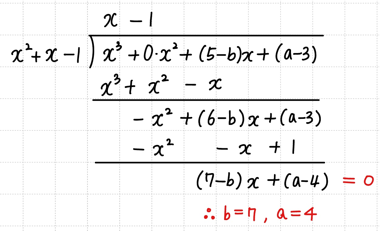 직접 나누기를 이용하여 몫을 구하는 방법