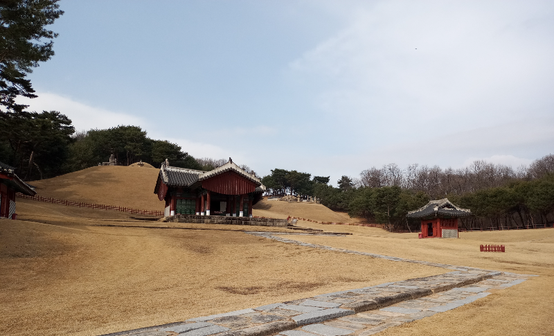 구리 동구릉의 동원삼강릉 목릉 전경