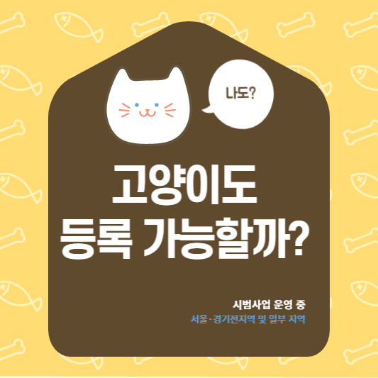 고양이동물등록