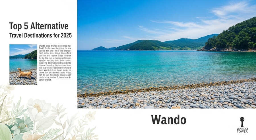 제주도 말고 여기! 2025년 주목받는 대체 여행지 추천