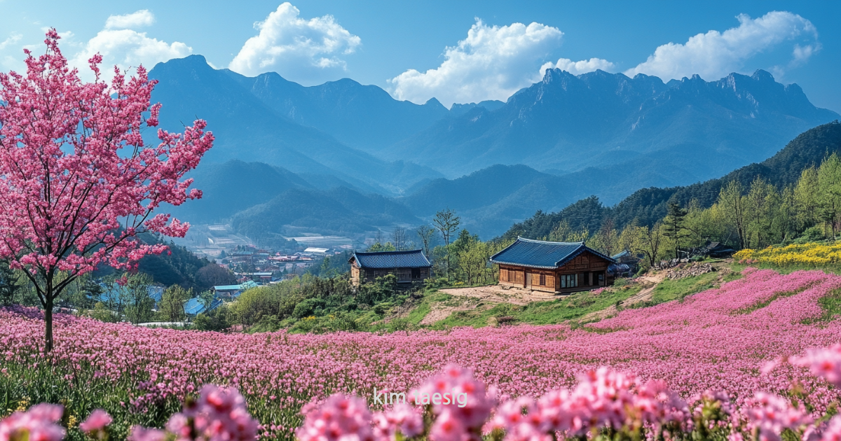 계룡산의 사계절