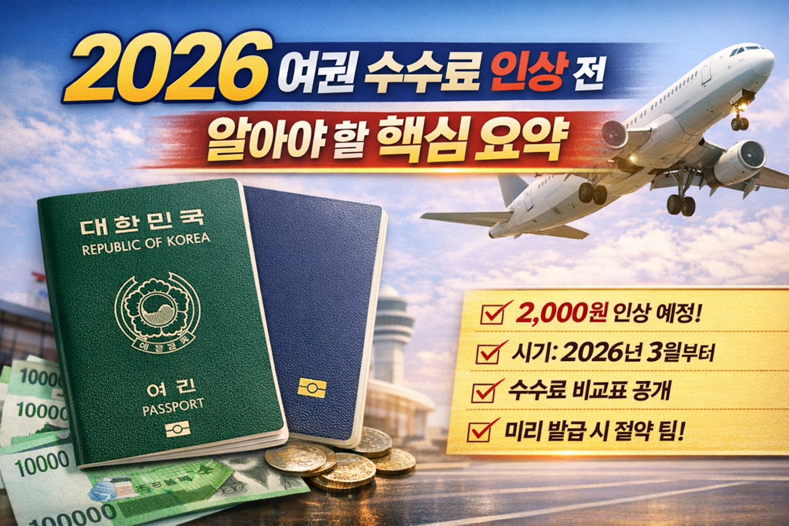 여권 수수료 인상