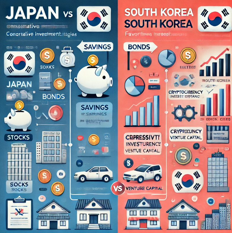 일본과 한국의 투자 성향 비교