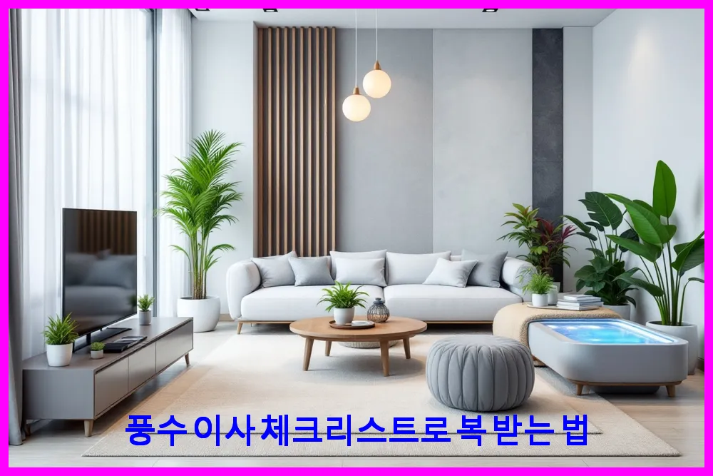 풍수 이사 체크리스트로 복 받는 법